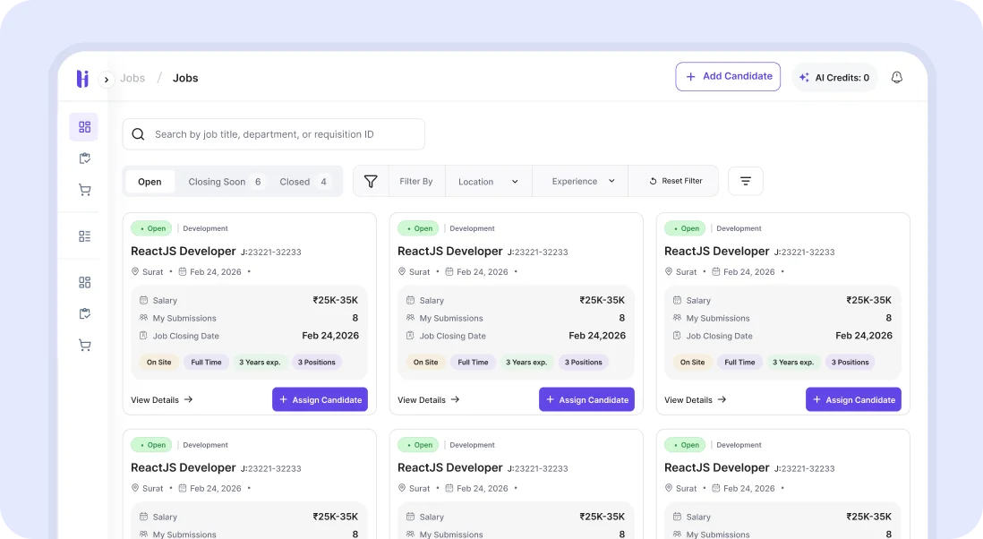 Access to real company requirements