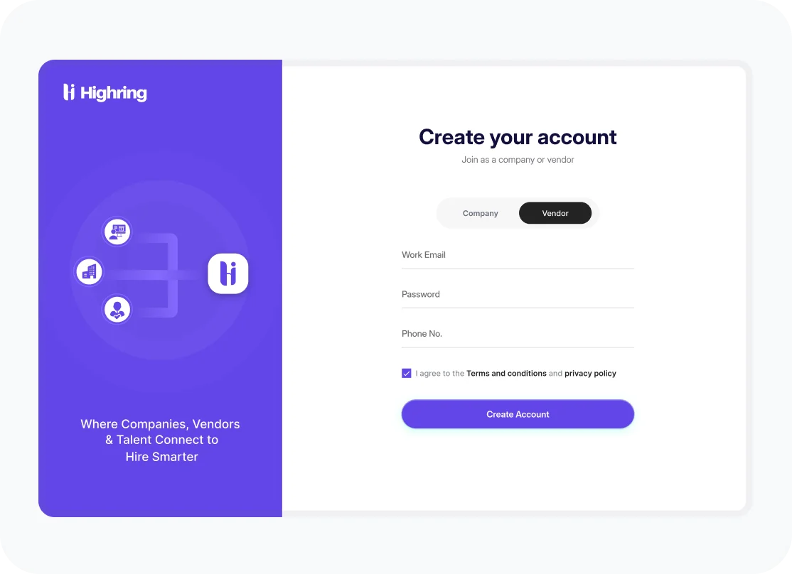 Create Your Vendor Profile 