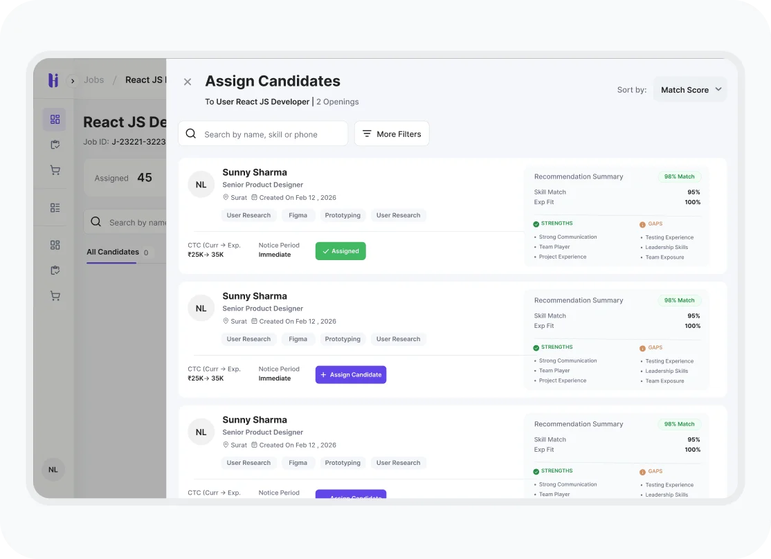 Submit Candidates Professionally 